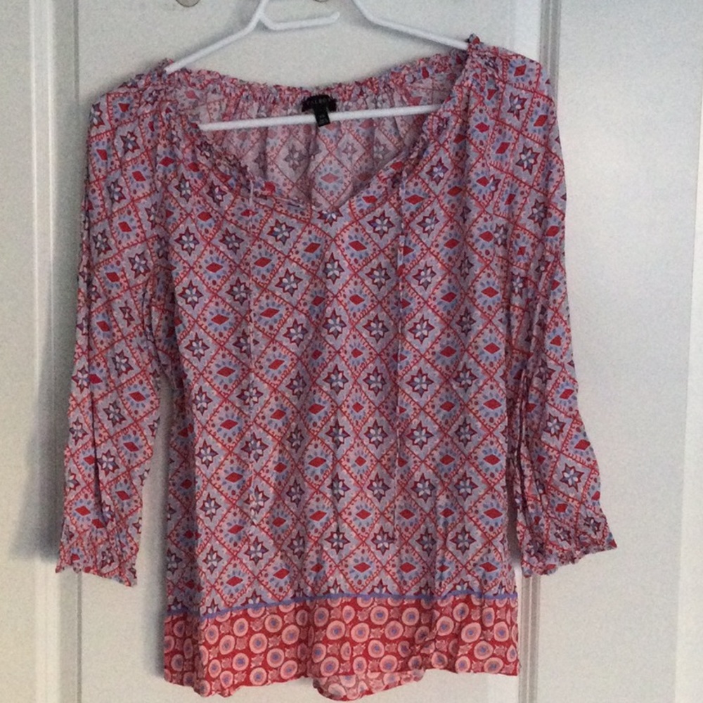 Talbots spring or summer tunic size XS